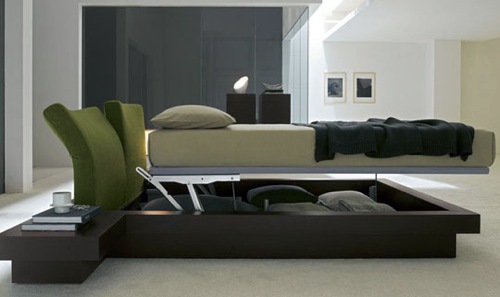 Schlafzimmer - Everything cleared: 10 interesting beds with storage