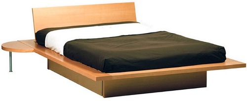Everything cleared: 10 interesting beds with storage