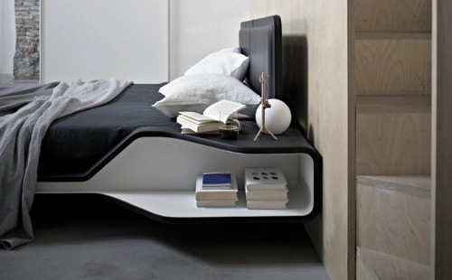 Everything cleared: 10 interesting beds with storage