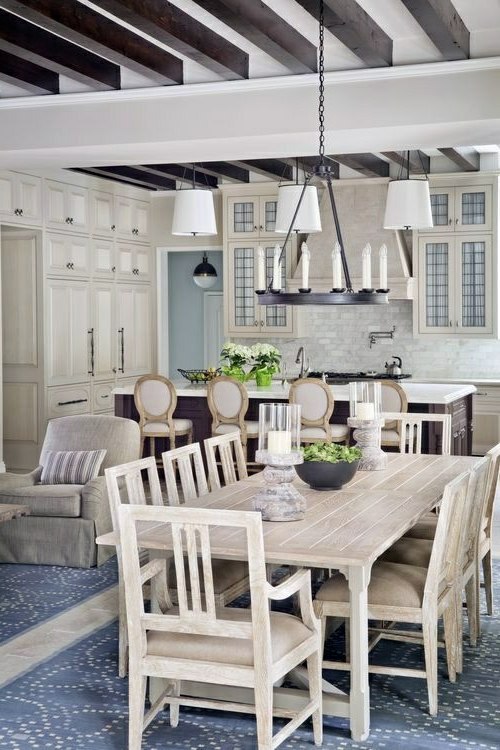 Make kitchen in country style