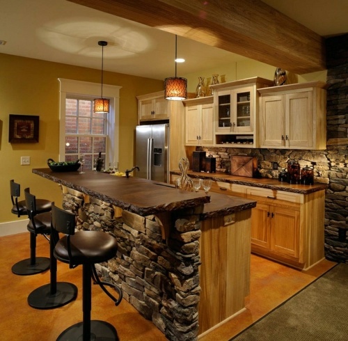 Make kitchen in country style