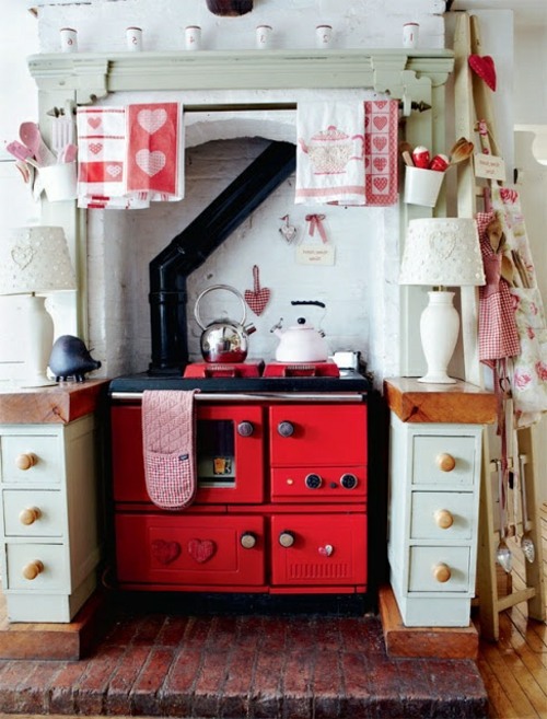 Make kitchen in country style