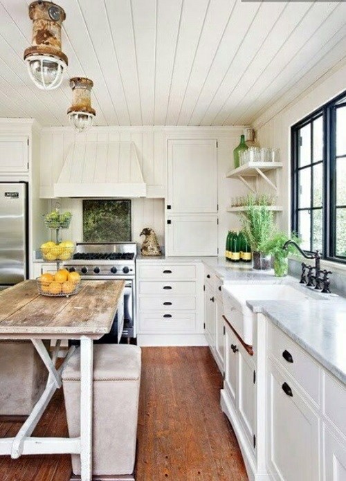Make kitchen in country style Make kitchen in country style