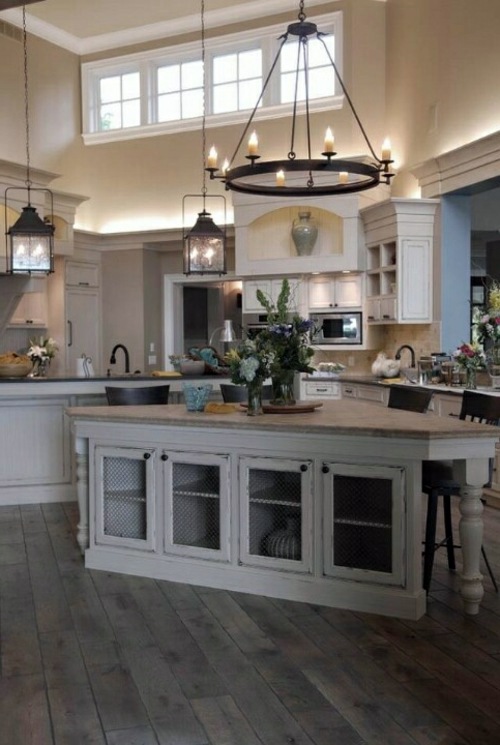 Make kitchen in country style