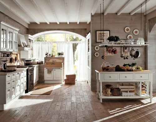 Make kitchen in country style