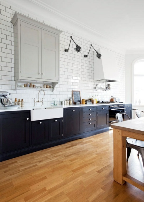 Make kitchen in country style
