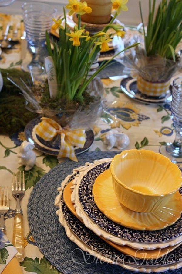 44 stylish and inspiring ideas Frühlingstischdeko