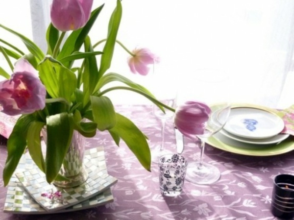 44 stylish and inspiring ideas Frühlingstischdeko