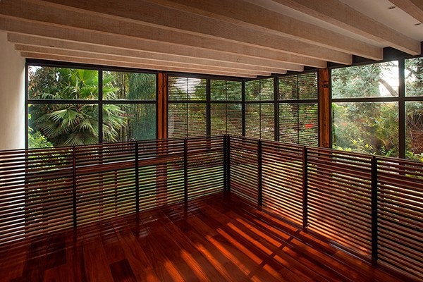 4 wooden home designs with private garden in Mexico - breathtaking surroundings