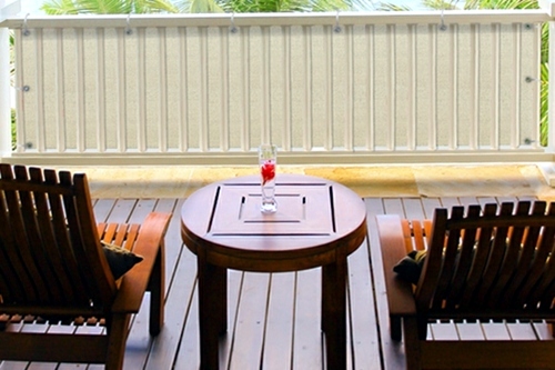 Balcony view protection - protect yourself from prying eyes, wind and sun