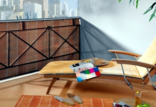 Balcony view protection - protect yourself from prying eyes, wind and sun