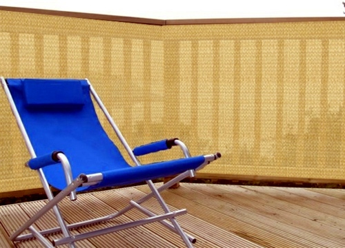 Balcony view protection - protect yourself from prying eyes, wind and sun