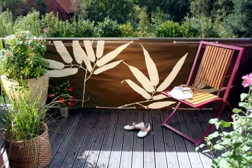 Balcony view protection - protect yourself from prying eyes, wind and sun