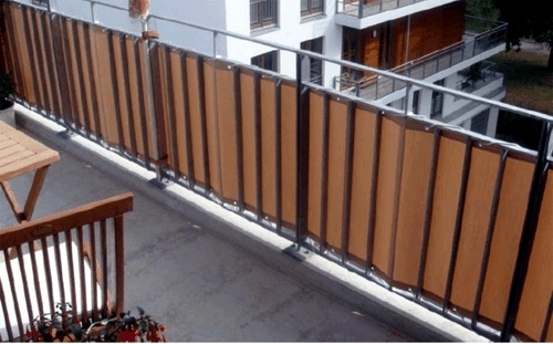 Balcony view protection - protect yourself from prying eyes, wind and sun