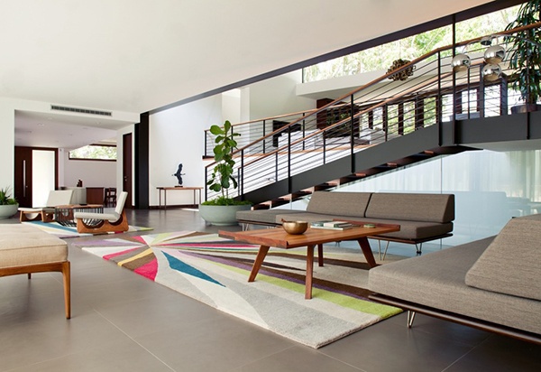 Modern extravagant residence within a charming landscape