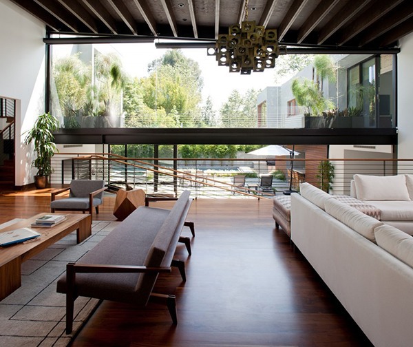 Modern extravagant residence within a charming landscape