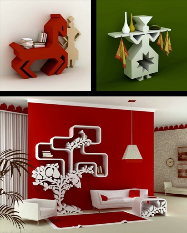 Wall Shelf Design Adds Life To Your Modern Home Interior Ideas Avso Org - Art Deco Style Wall Shelves