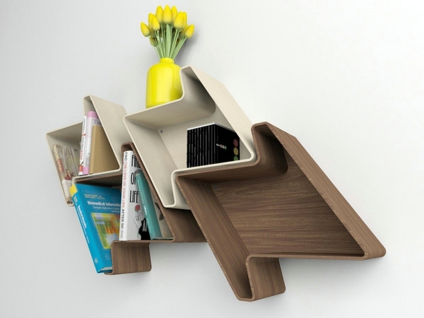 Wall shelf design adds life to your modern home