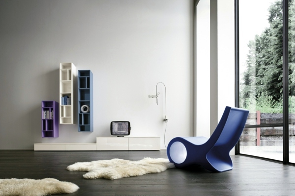 Wall shelf design adds life to your modern home