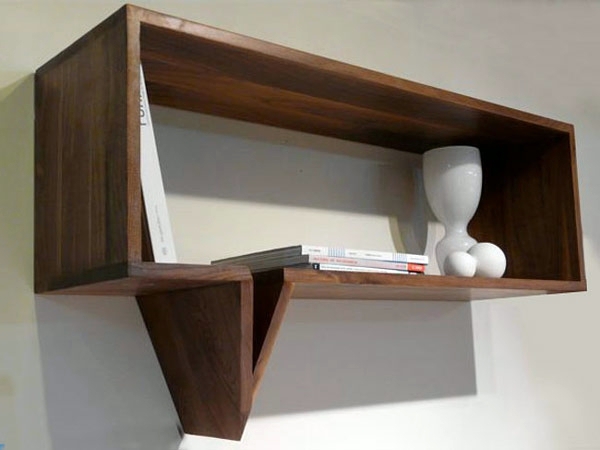 Wall shelf design adds life to your modern home