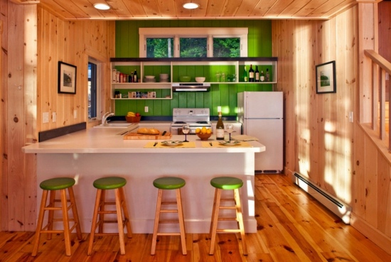 Colors for kitchen walls - 15 great backs in green shades Colors for kitchen walls - 15 great backs in green shades