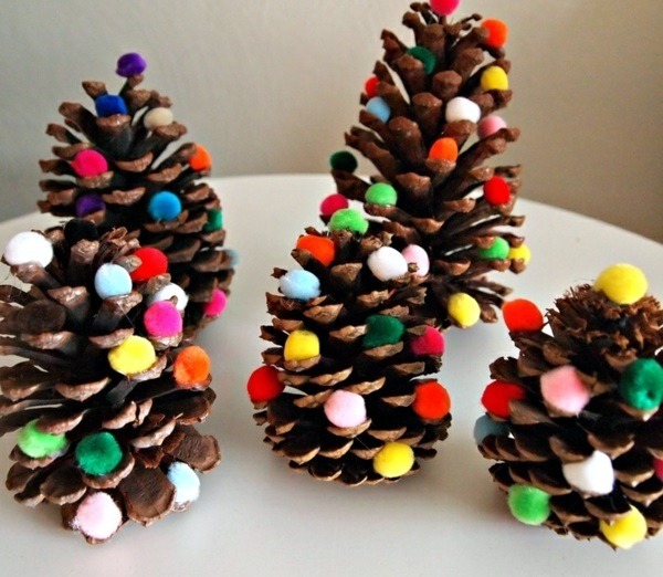 Tinkering with pine cones will bring the whole family fun