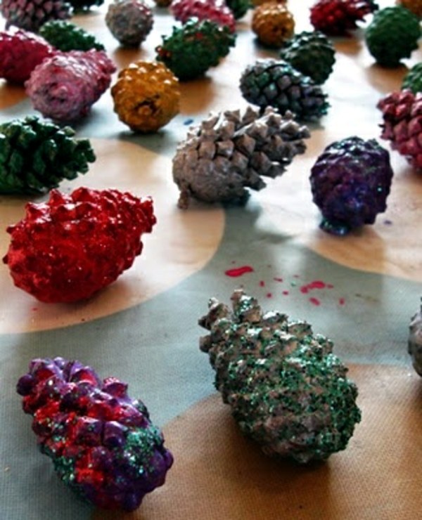 Tinkering with pine cones will bring the whole family fun