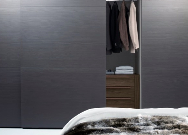 Modern wardrobes in the bedroom