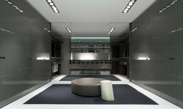 Modern wardrobes in the bedroom