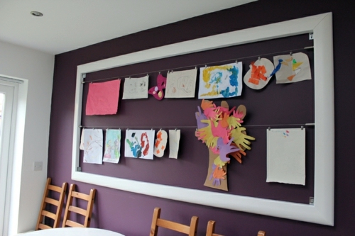 Art Display tinker - exhibition of children's drawings