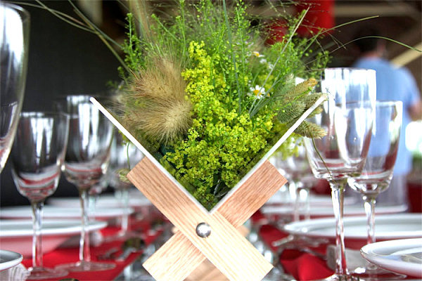 Farben - Tablecloth red - create a festive and original table decoration