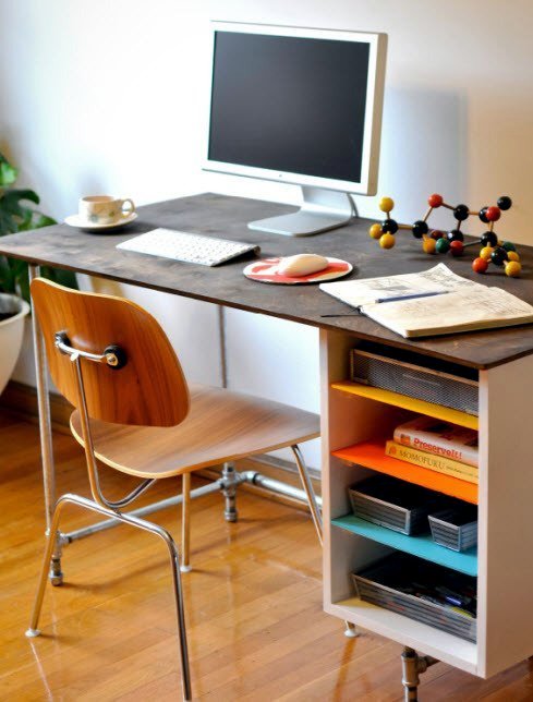 Build desk itself - 22 exceptional DIY Office Tables Build desk itself - 22 exceptional DIY Office Tables