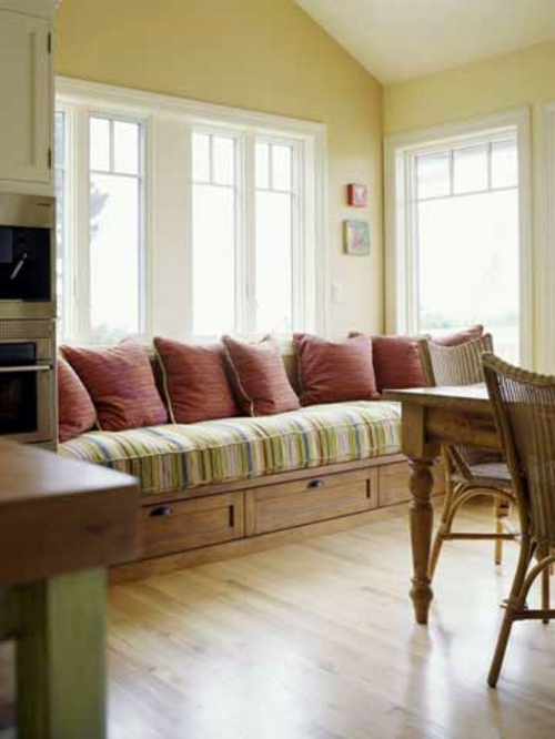 Wohnideen - 21 Suggestions for cozy and comfortable sitting area by the window Wohnideen - 21 Suggestions for cozy and comfortable sitting area by the window