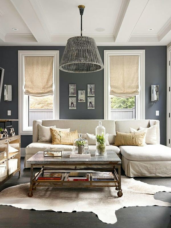 Living Room Colors 22 Decorating Ideas With Black Interior