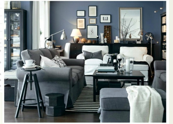 Living Room Colors - 22 Decorating Ideas with Black