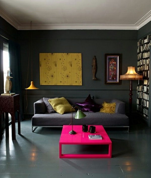Living Room Colors - 22 Decorating Ideas with Black