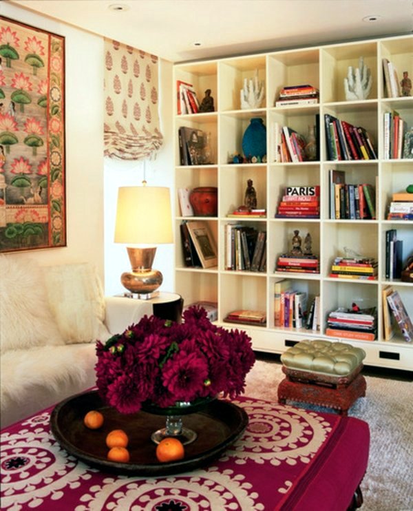 Apartment set ideas - variety of home furnishings and lively textures