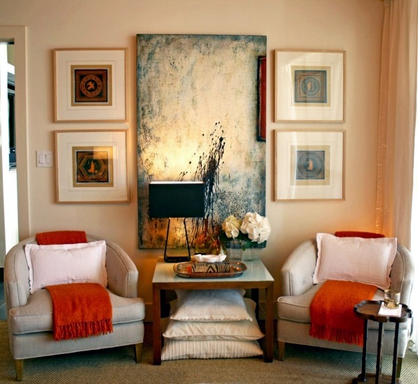 Wohnideen - Apartment set ideas - variety of home furnishings and lively textures