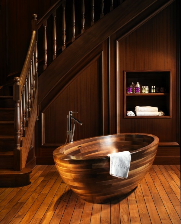 Exquisite wooden bathtubs from Unique Wood Design Interior Design