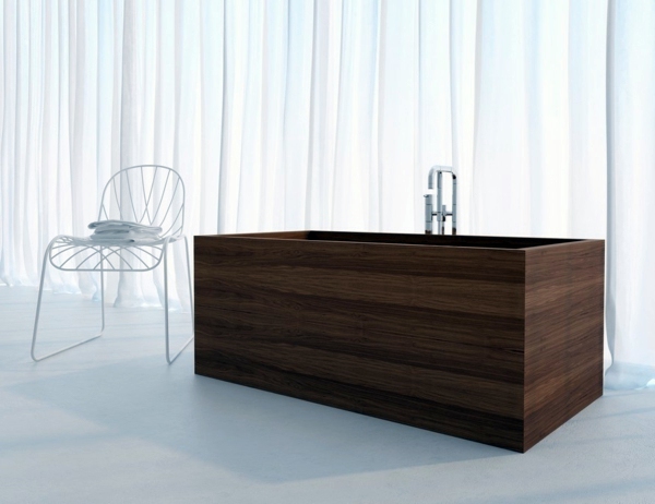 Exquisite wooden bathtubs from Unique Wood Design