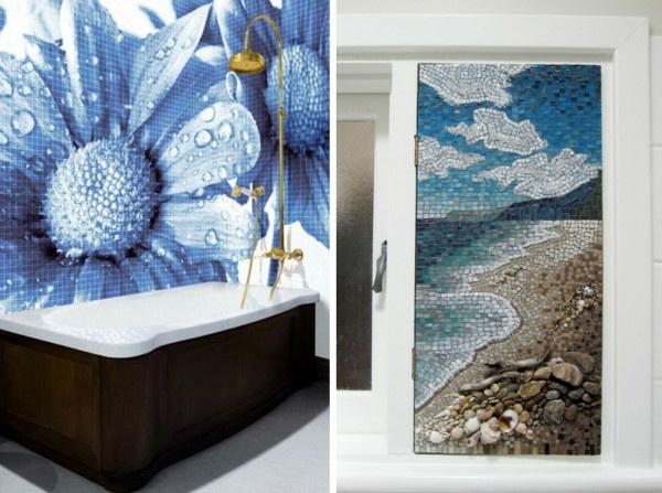 Fliesen - Use of mosaic tiles in the interior