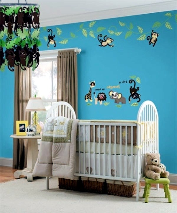 Decorating ideas for jungle and safari nursery decor