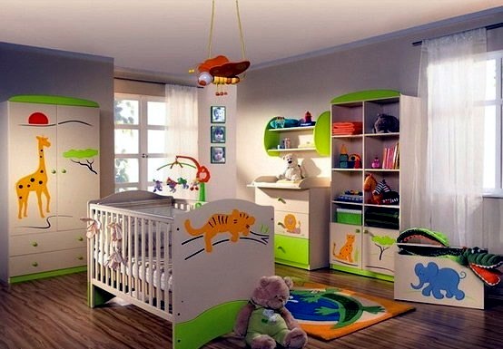 Decorating ideas for jungle and safari nursery decor
