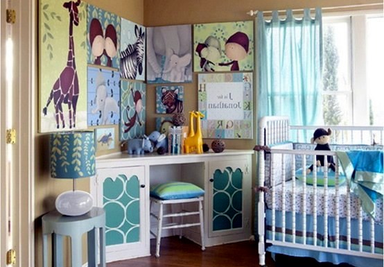 Decorating ideas for jungle and safari nursery decor