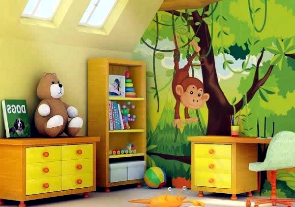 Decorating ideas for jungle and safari nursery decor