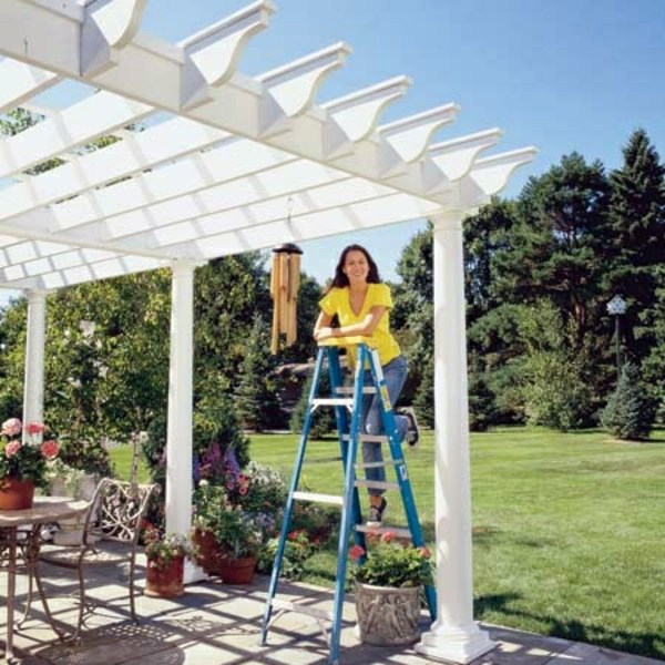 Gartenzubehör - How to build a pergola yourself - Instructions and Photos