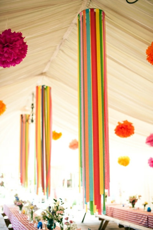 Easy DIY party decoration made of paper
