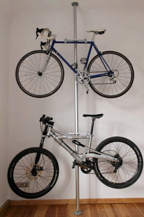 Keep the bike at home right