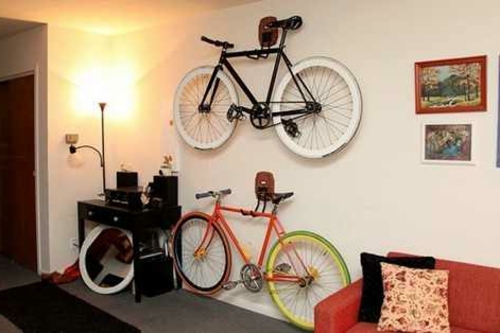 Keep the bike at home right