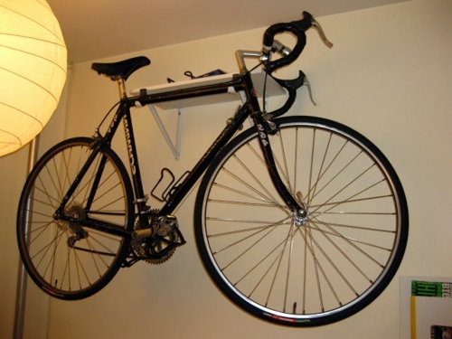 Keep the bike at home right
